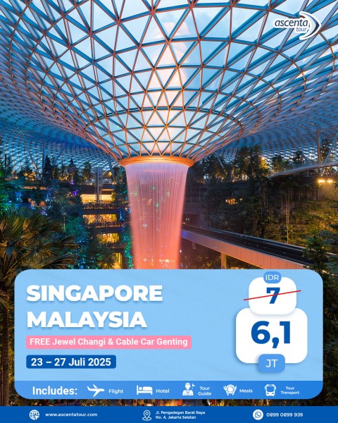Tour Singapore Malaysia 5D4N