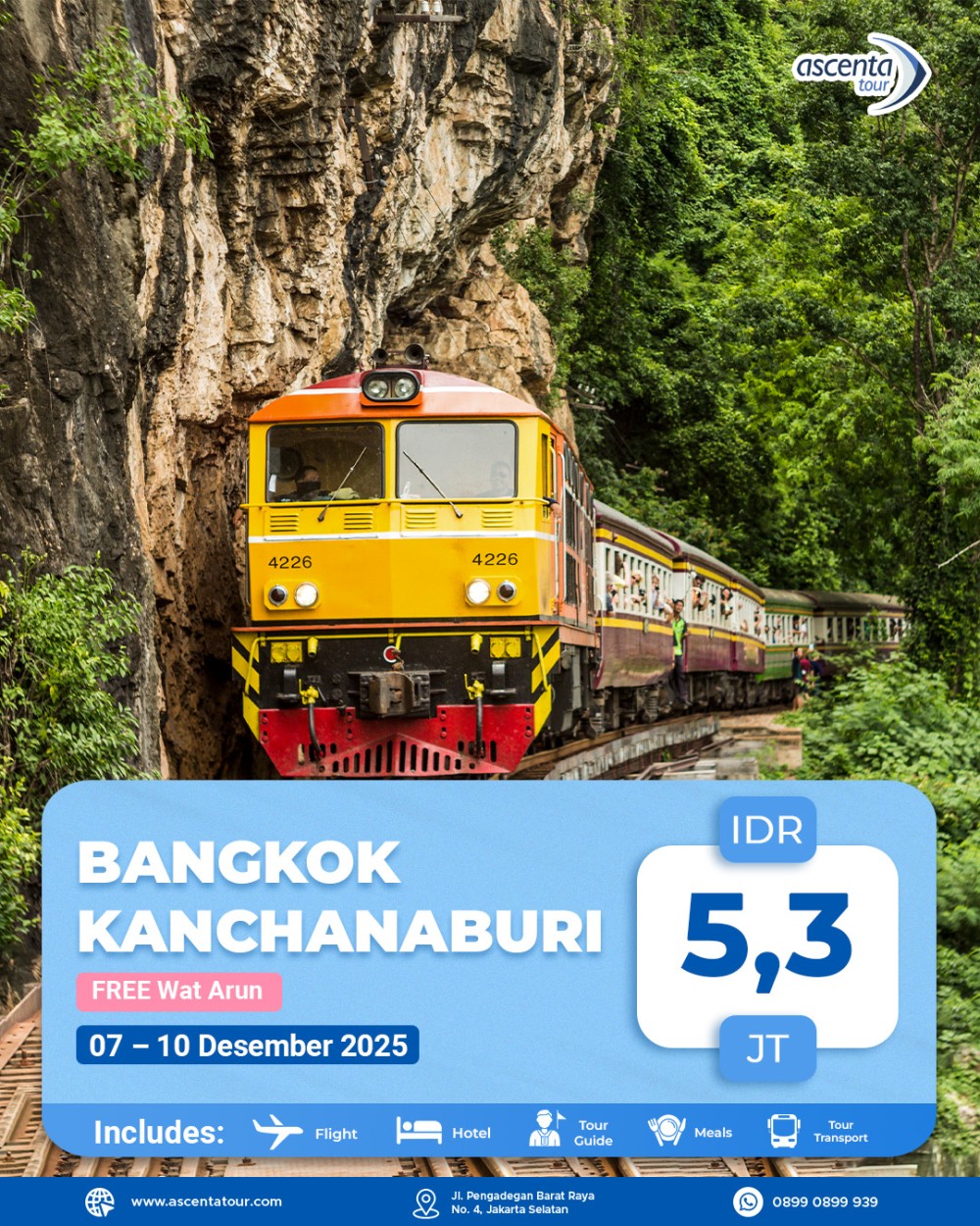 Tour Thailand Bangkok Kanchanaburi