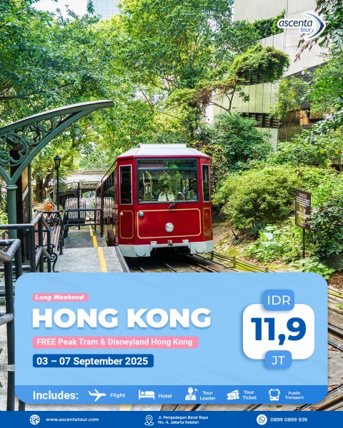 Tour Hong Kong 5D3N (FREE HONG KONG DISNEYLAND)