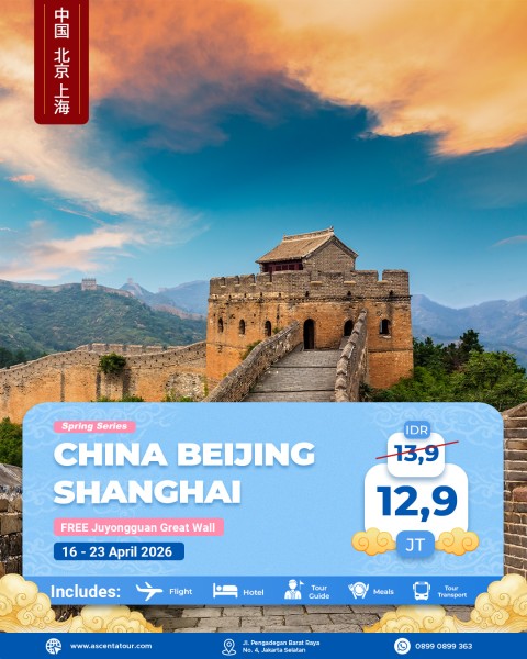 Tour Amazing China Beijing Shanghai 8D