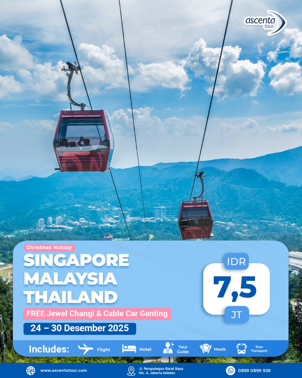 Tour 3 Negara Singapore Malaysia Thailand 7D6N
