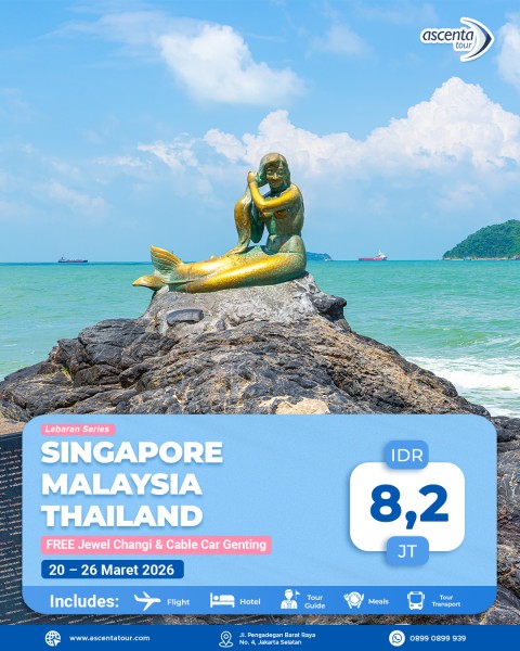 Tour 3 Negara Singapore Malaysia Thailand 7D6N