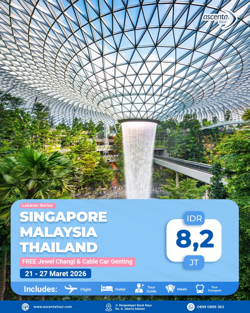 Tour 3 Negara Singapore Malaysia Thailand 7D6N