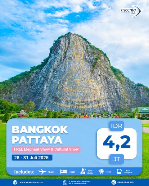 Tour Thailand Bangkok Pattaya 4D/3N