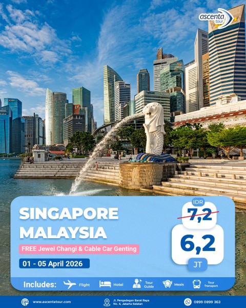 Tour Singapore Malaysia 5D4N