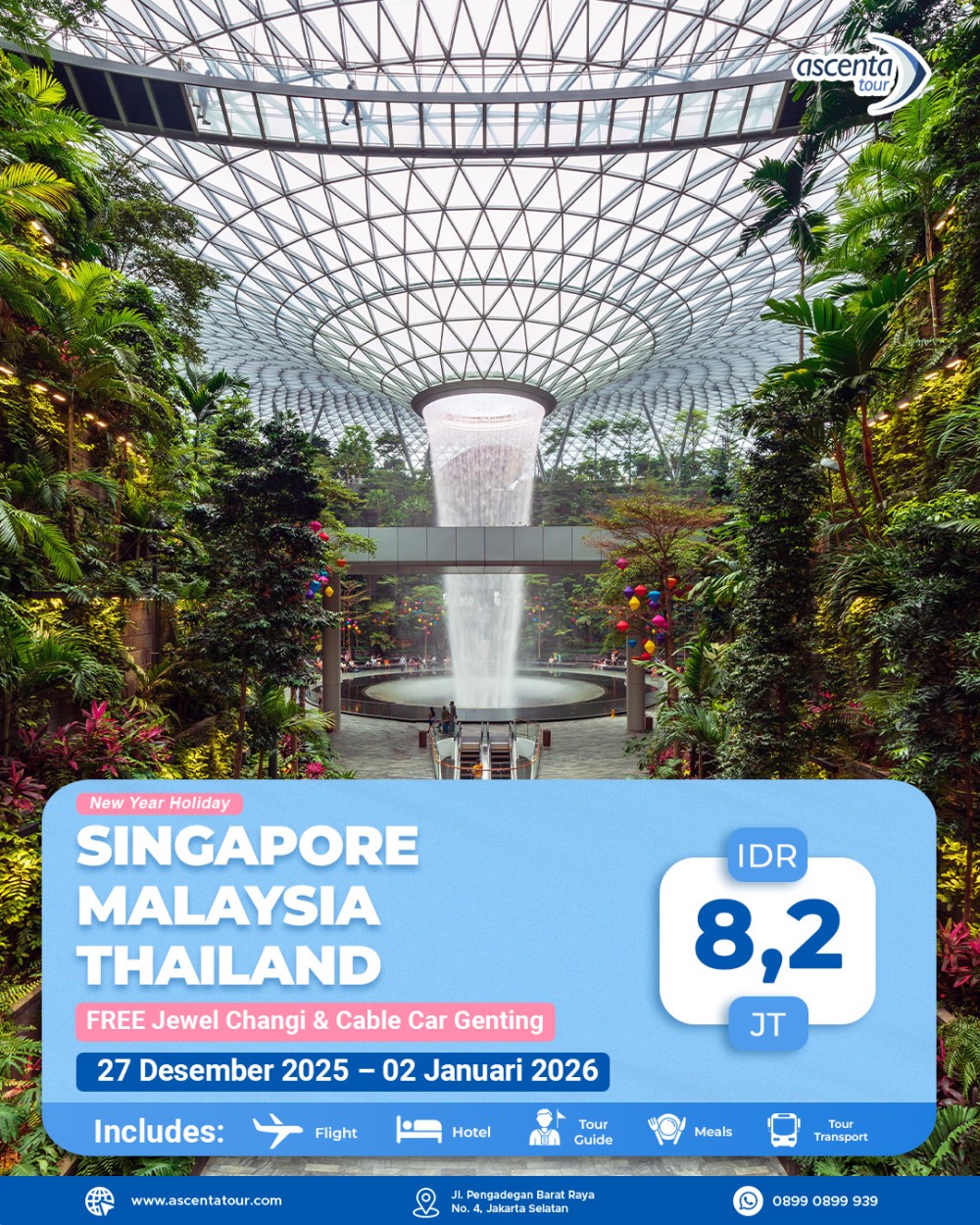 Tour 3 Negara Singapore Malaysia Thailand 7D6N