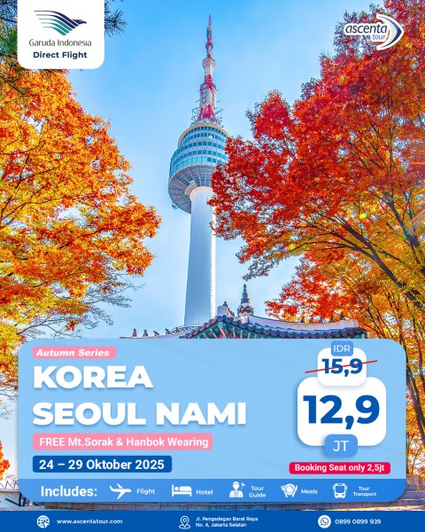 KOREA 6D AUTUMN SERIES 6D4N