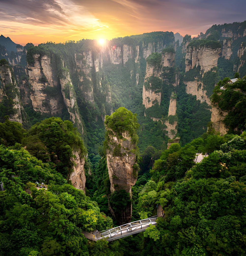 Tour China Chongqing Zhangjiajie  8D