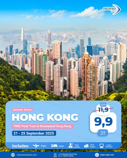 Tour Hong Kong 5D3N (FREE HONG KONG DISNEYLAND)