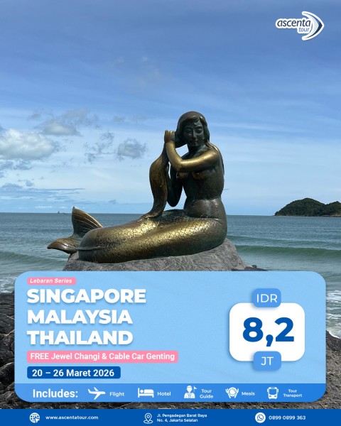 Tour 3 Negara Singapore Malaysia Thailand 7D6N