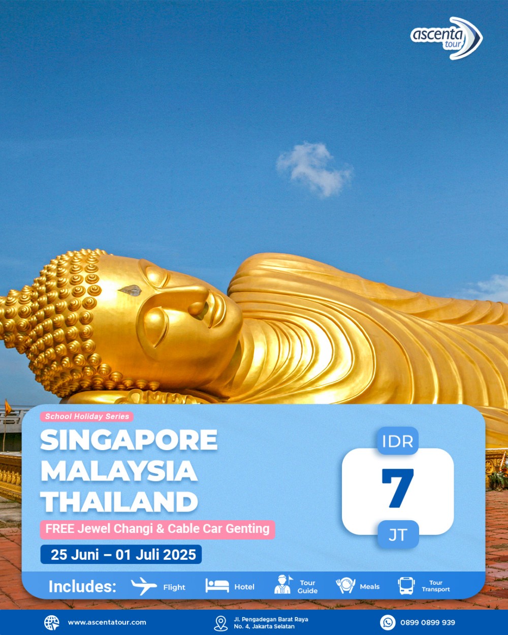 Tour 3 Negara Singapore Malaysia Thailand 7D6N