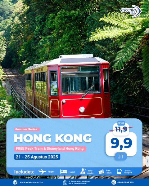 Tour Hong Kong 5D3N (FREE HONG KONG DISNEYLAND)