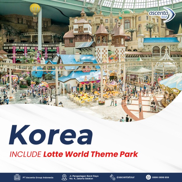 Tour Korea Seoul Nami Lotte World 6D4N