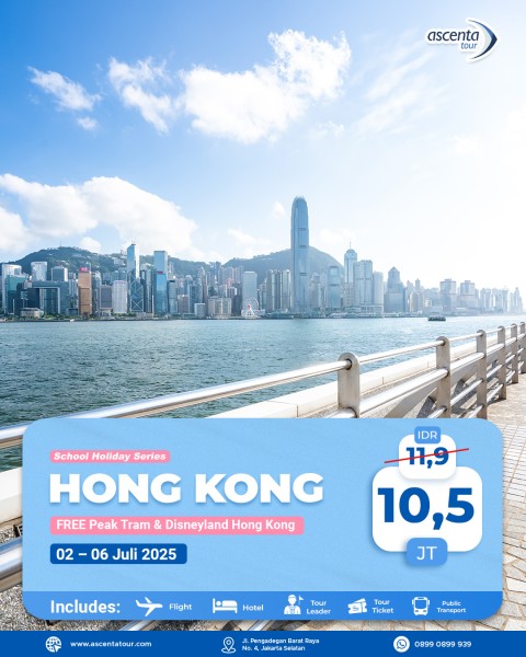 Tour Hong Kong 5D3N (FREE HONG KONG DISNEYLAND)