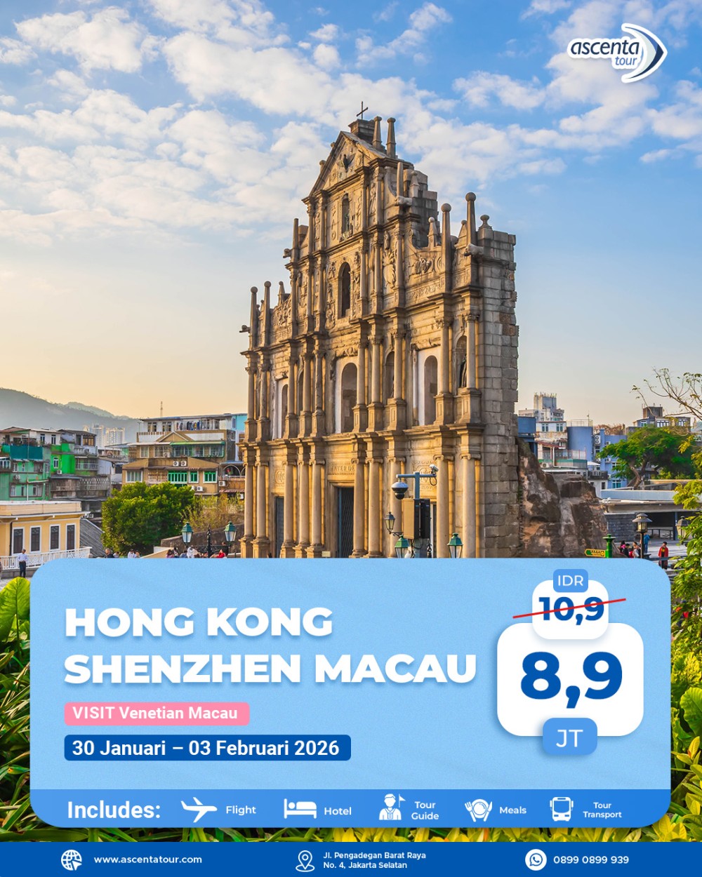 Tour Hong Kong Shenzhen Macau 5D