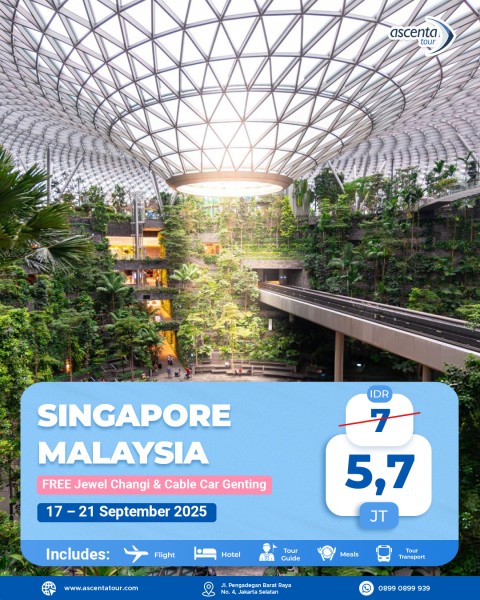 Tour Singapore Malaysia 5D4N