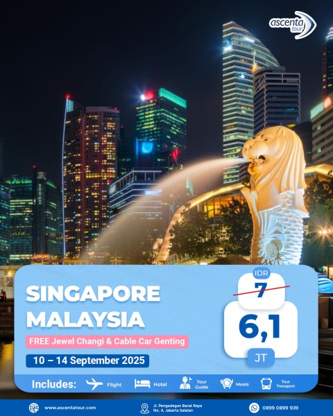 Tour Singapore Malaysia 5D4N