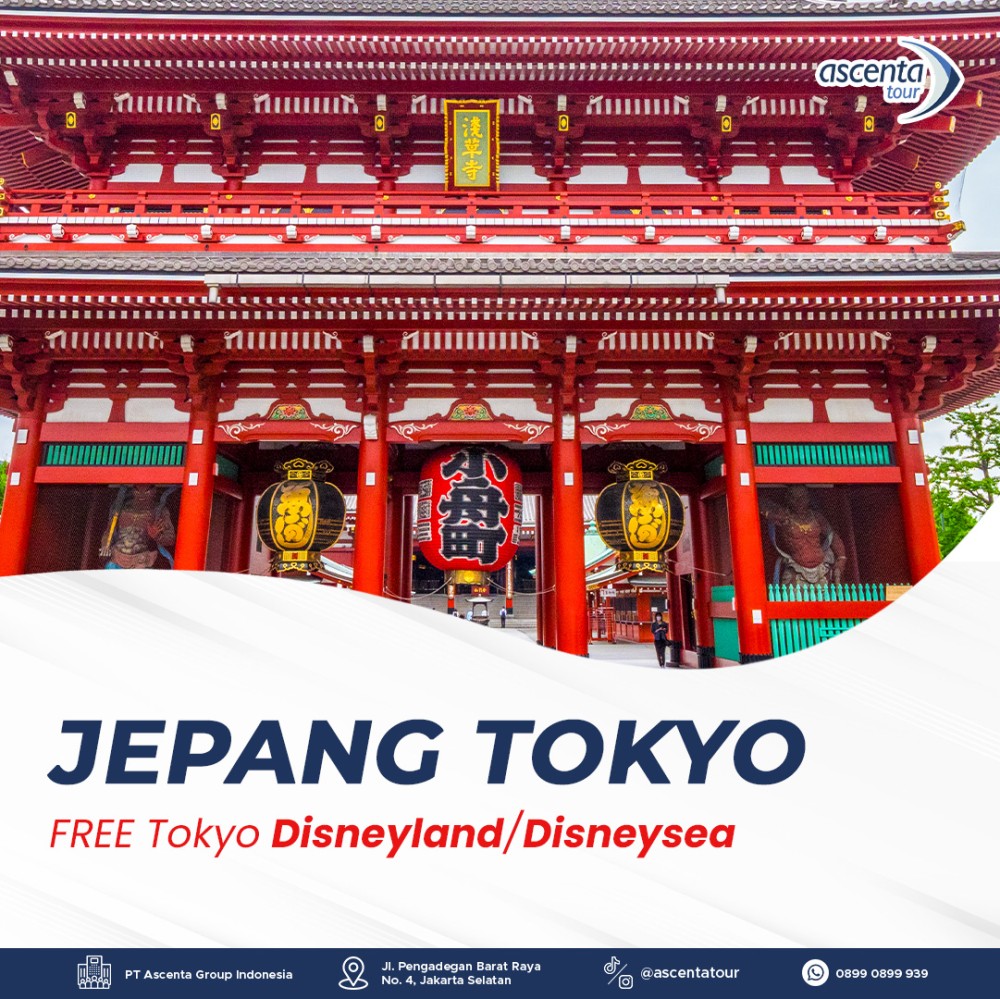 Tour Jepang Tokyo 6D4N