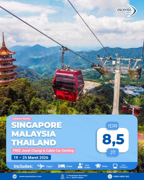 Tour 3 Negara Singapore Malaysia Thailand 7D6N