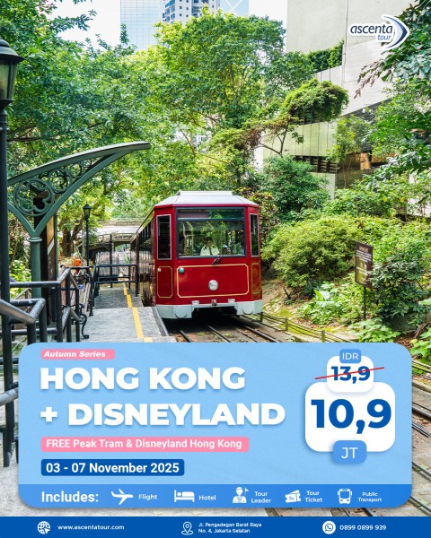 Tour Hong Kong 5D3N (FREE HONG KONG DISNEYLAND)