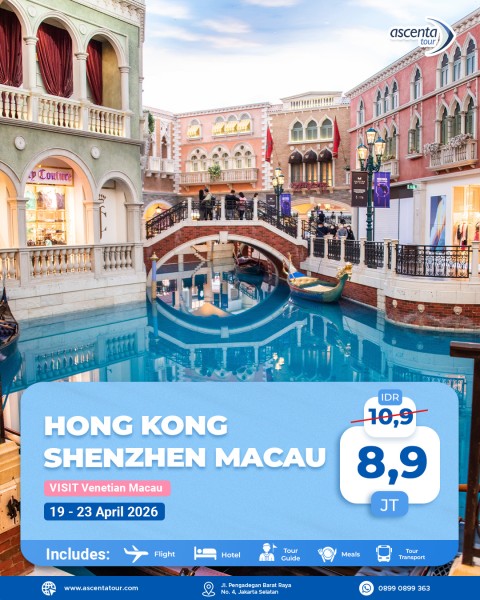 Tour Hong Kong Shenzhen Macau 5D