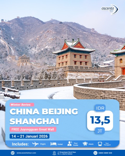 Tour Amazing China Beijing Shanghai Lebaran 8D