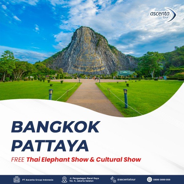 Tour Thailand Bangkok Pattaya 4D3N