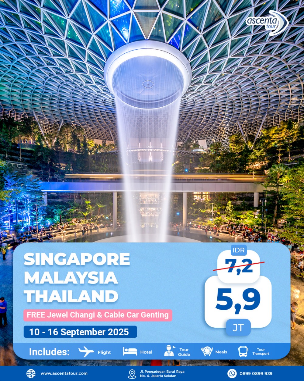 Tour 3 Negara Singapore Malaysia Thailand 7D6N