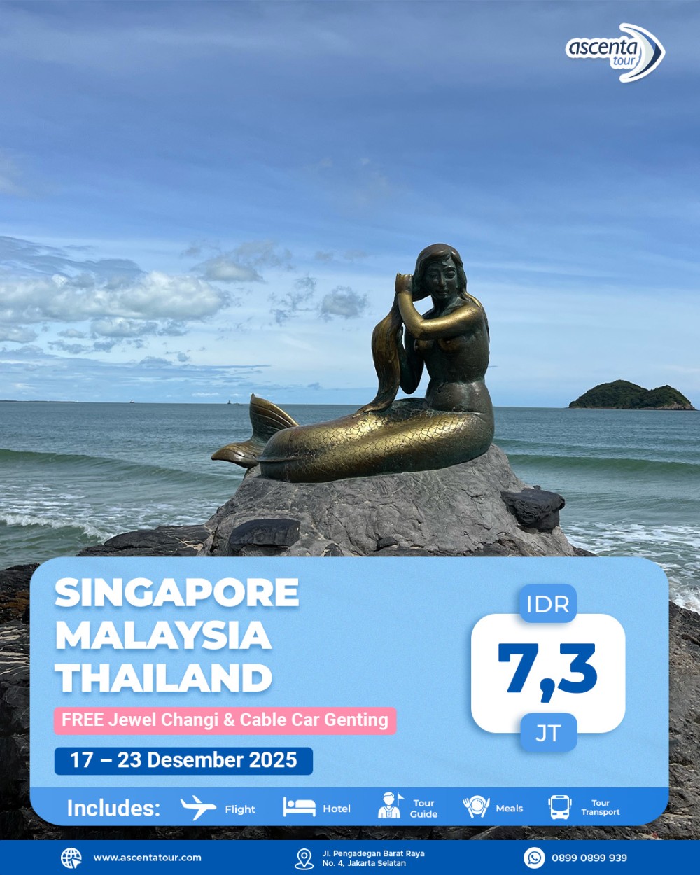 Tour 3 Negara Singapore Malaysia Thailand 7D6N